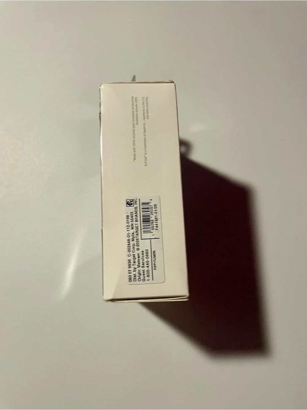 NIB Heyday Apple AirPods Gen 1 & 2 Earbud Case Cover Floral Poppy Flowers Pink